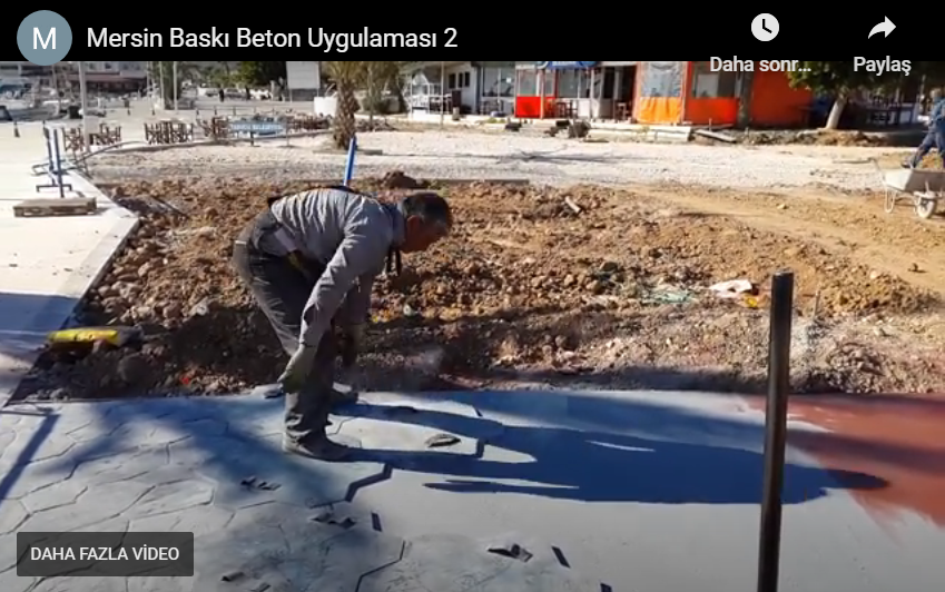 Mersin Baskı Beton Uygulaması 2